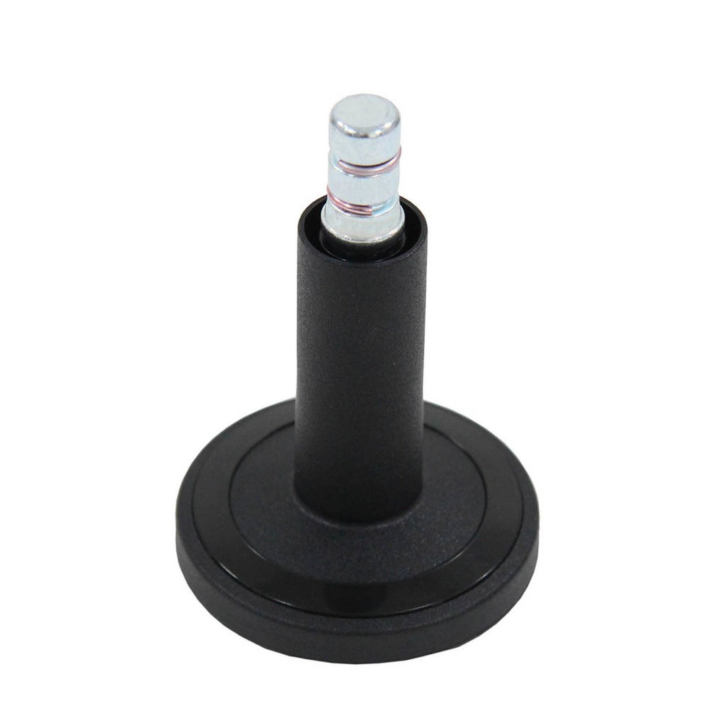 Produktabbildung Nr. 2: hjh OFFICE 5x Bodengleiter STATO-M Stift 11 mm / 60 mm Standfüsse mit Filz, (5er Pack), schwarz