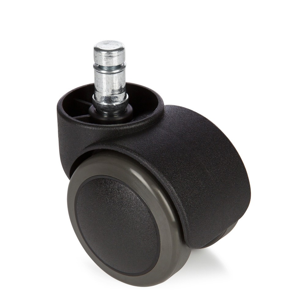 Produktabbildung: hjh OFFICE 5x Hartbodenrollen ROLO 11 mm / 50 mm Büro-Stuhl-Rollen für Hartböden, (5er Pack)