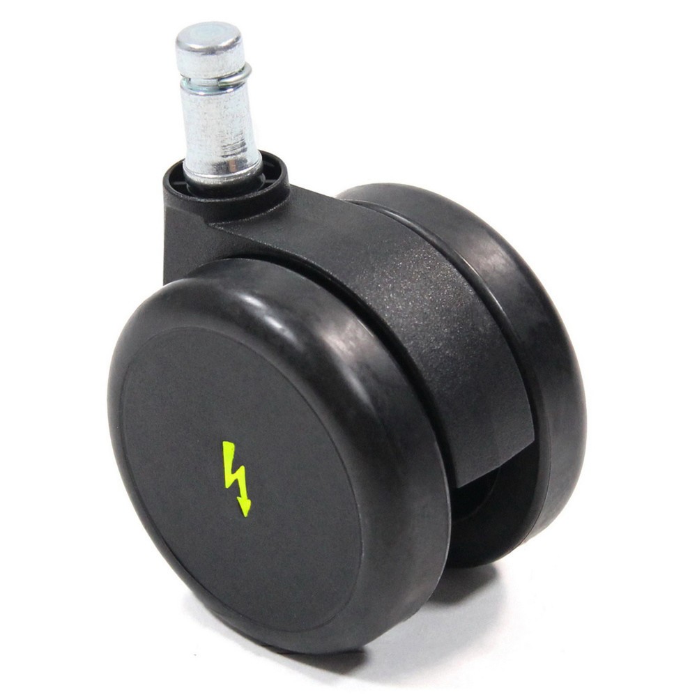 Produktabbildung Nr. 1: hjh OFFICE 5x Hartbodenrollen ROLO ESD 11 mm / 65 mm (5er Pack), elektrisch leitfähig