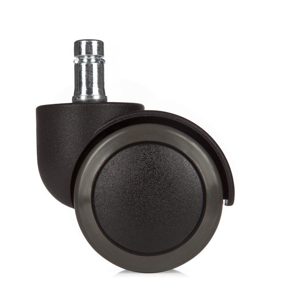 Produktabbildung Nr. 2: hjh OFFICE 5x Hartbodenrollen ROLO 11 mm / 50 mm Büro-Stuhl-Rollen für Hartböden, (5er Pack)