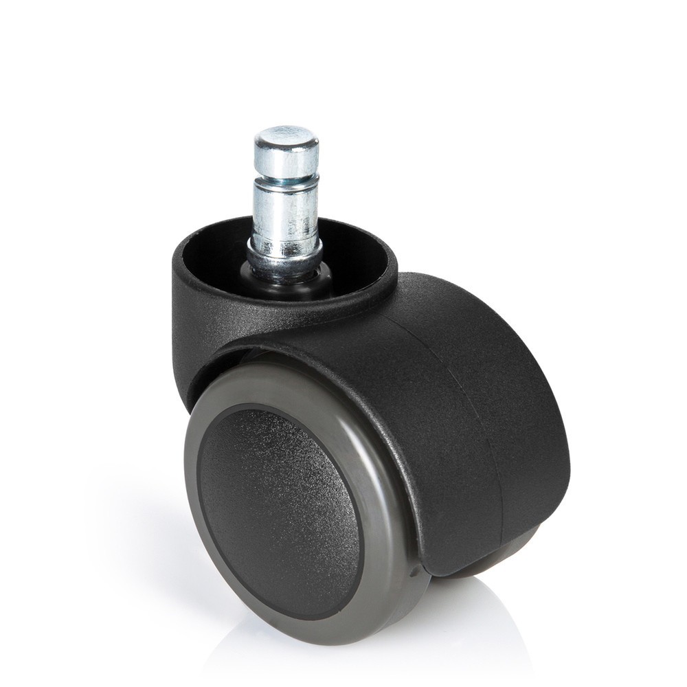 Produktabbildung: hjh OFFICE 5x Hartbodenrollen ungebremst ROLO FREE 11 mm / 50 mm Büro-Stuhl-Rollen, (5er Pack)
