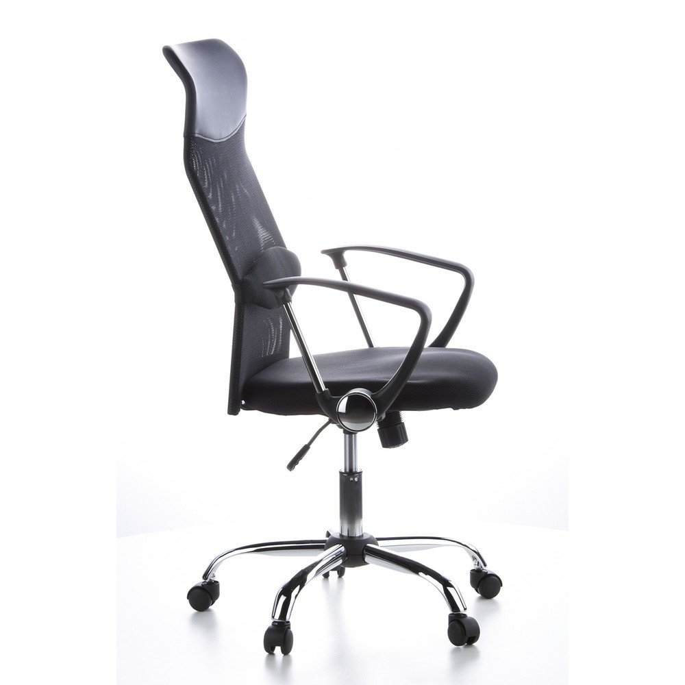 Produktabbildung Nr. 3: hjh OFFICE Bürostuhl / Chefsessel ARIA HIGH Stoff, schwarz