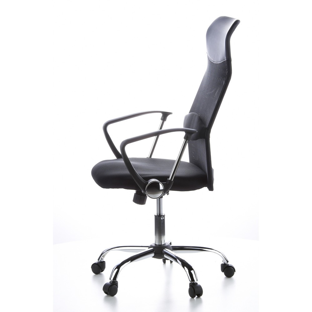 Produktabbildung Nr. 8: hjh OFFICE Bürostuhl / Chefsessel ARIA HIGH Stoff, schwarz