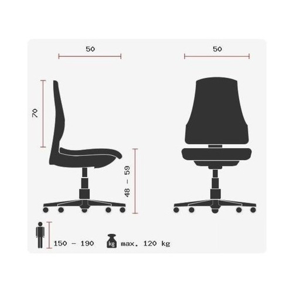 Produktabbildung Nr. 11: hjh OFFICE Bürostuhl / Chefsessel ARIA HIGH Stoff, schwarz