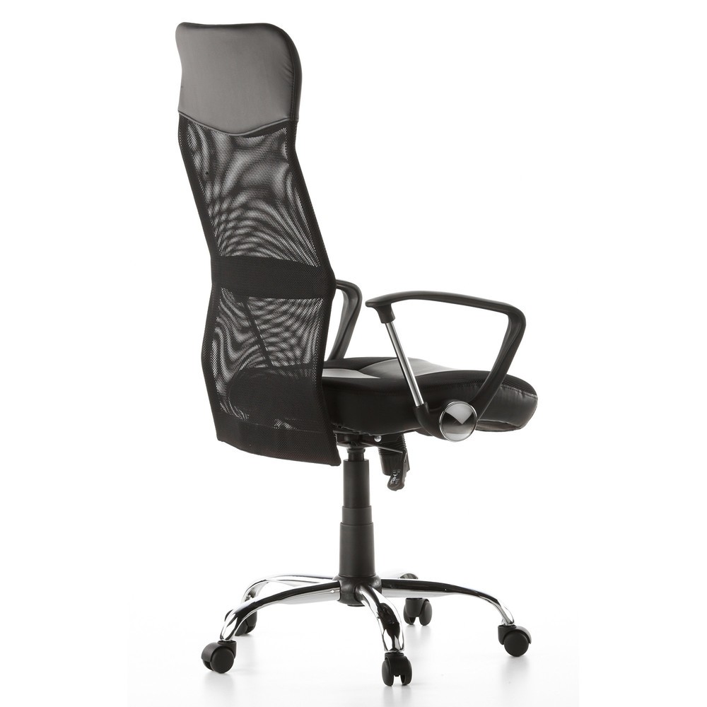 Produktabbildung Nr. 4: hjh OFFICE Bürostuhl / Chefsessel ARTON 20 Kunstleder/Netzstoff, schwarz