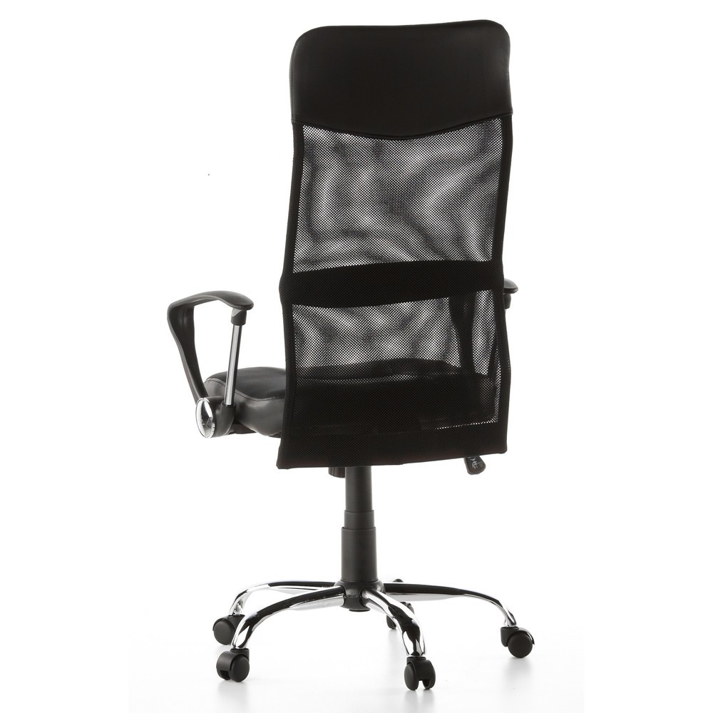 Produktabbildung Nr. 6: hjh OFFICE Bürostuhl / Chefsessel ARTON 20 Kunstleder/Netzstoff, schwarz