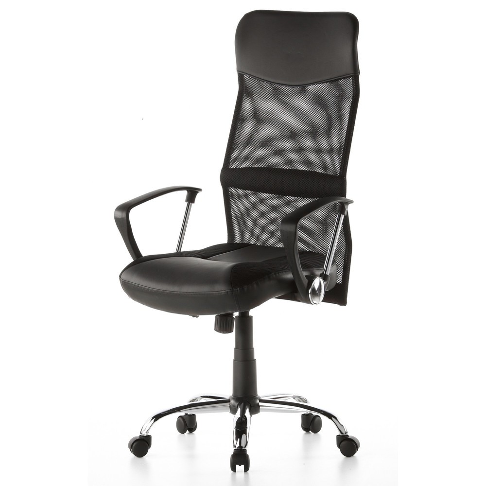 Produktabbildung Nr. 9: hjh OFFICE Bürostuhl / Chefsessel ARTON 20 Kunstleder/Netzstoff, schwarz