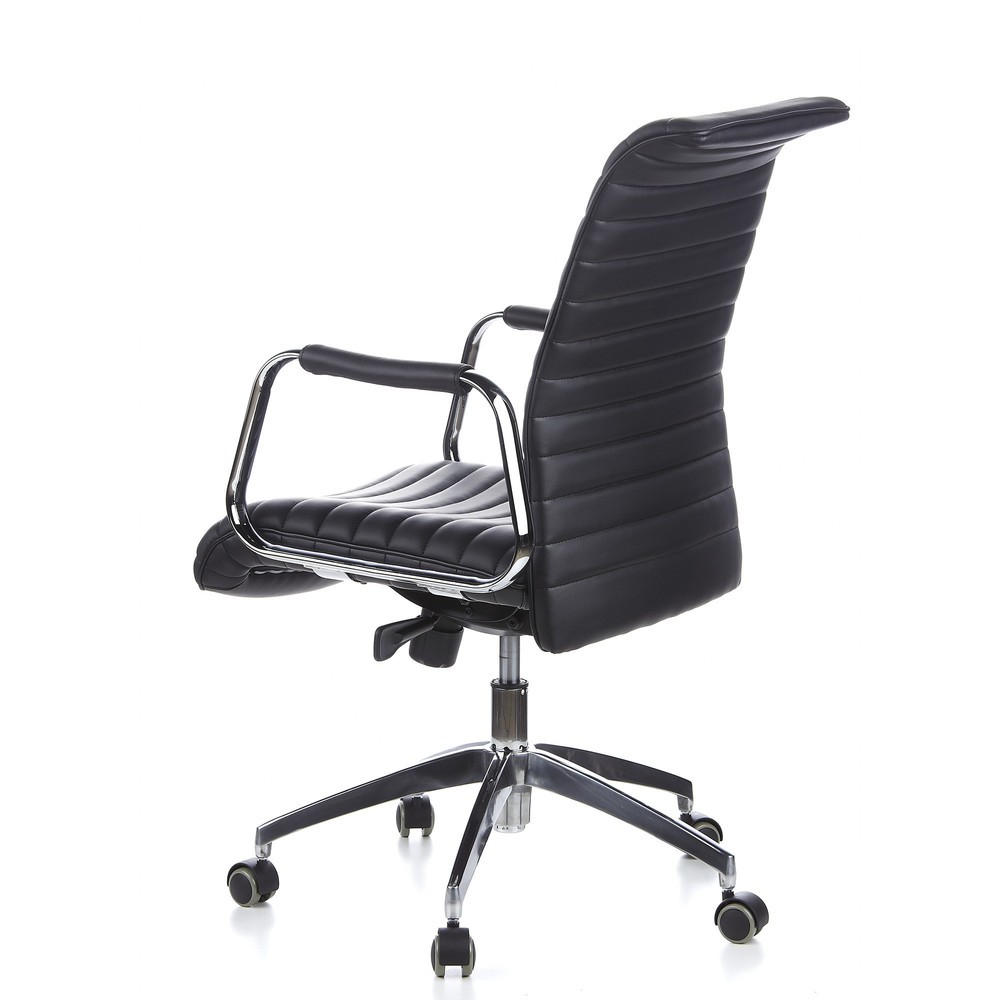 Produktabbildung Nr. 9: hjh OFFICE Bürostuhl / Chefsessel ASPERA 10 Leder, schwarz