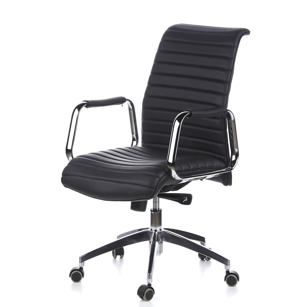 Produktabbildung Nr. 11: hjh OFFICE Bürostuhl / Chefsessel ASPERA 10 Leder, schwarz