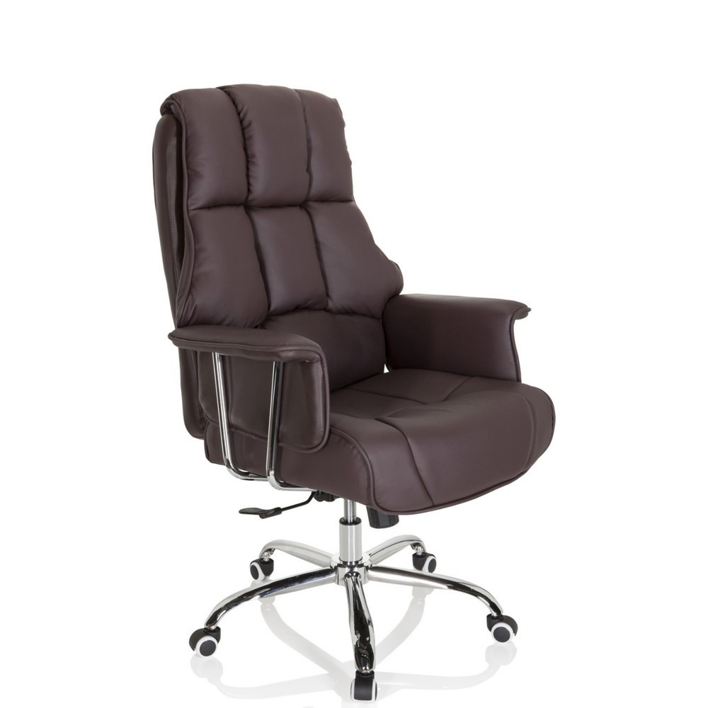Produktabbildung Nr. 1: hjh OFFICE Bürostuhl / Chefsessel COMMANDER PU Kunstleder, braun