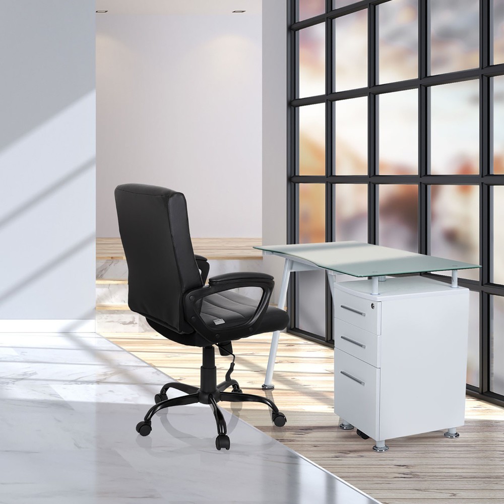 Produktabbildung Nr. 10: hjh OFFICE Bürostuhl / Chefsessel ERGOSMOOTH BIG PU Kunstleder, schwarz
