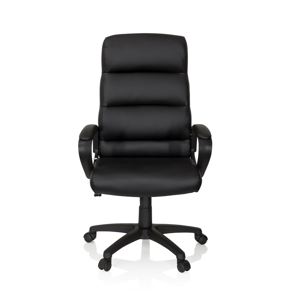 Produktabbildung: hjh OFFICE Bürostuhl / Chefsessel FUTURA 100 PU Kunstleder, schwarz
