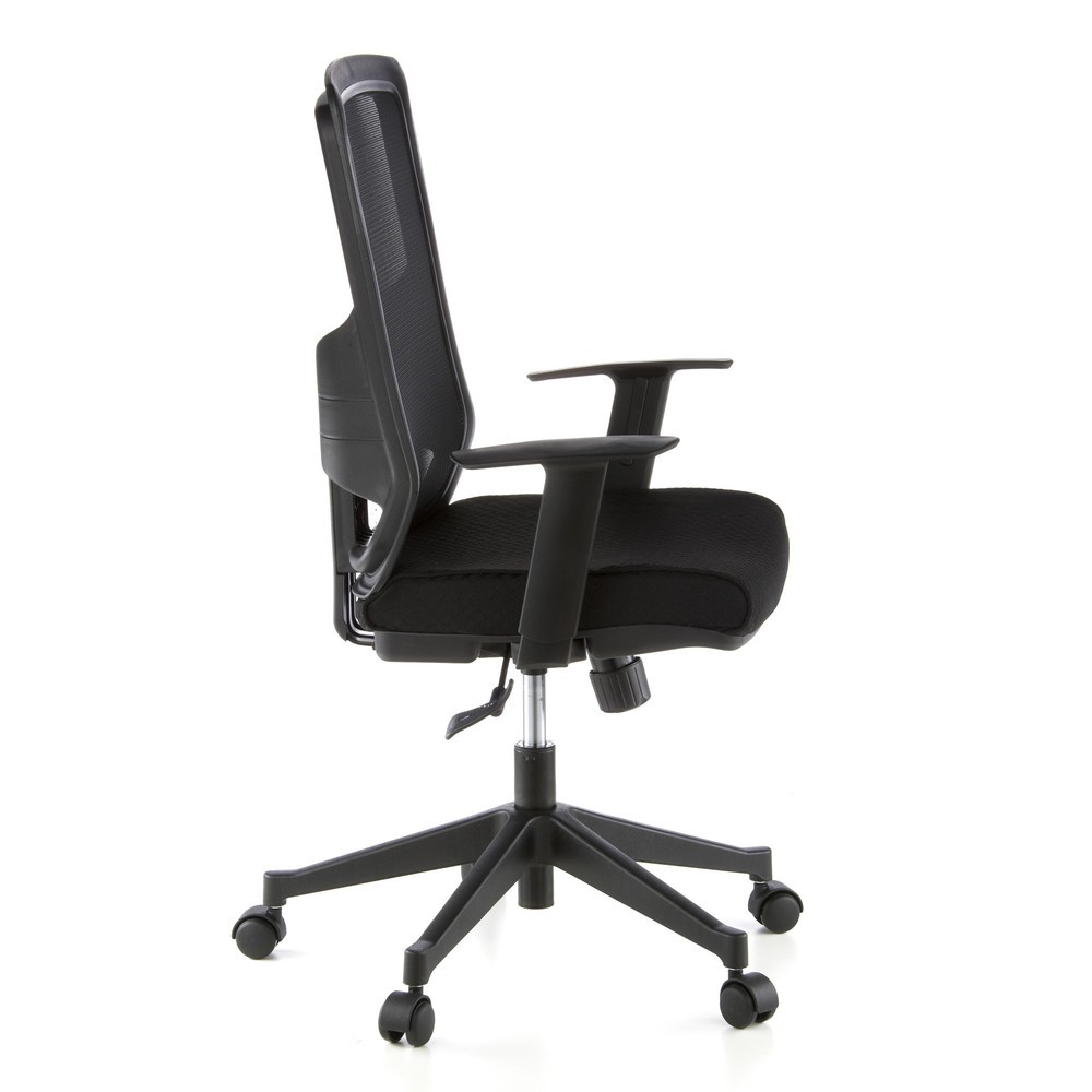 Produktabbildung Nr. 3: hjh OFFICE Bürostuhl / Chefsessel LAVITA Stoff, schwarz