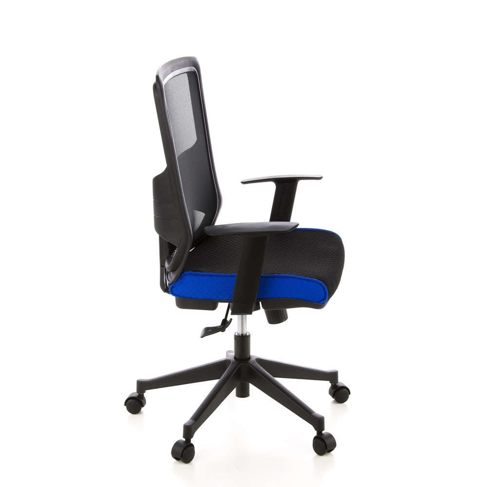 Produktabbildung Nr. 3: Siège de bureau / fauteuil de direction hjh OFFICE LAVITA tissu, noir/bleu