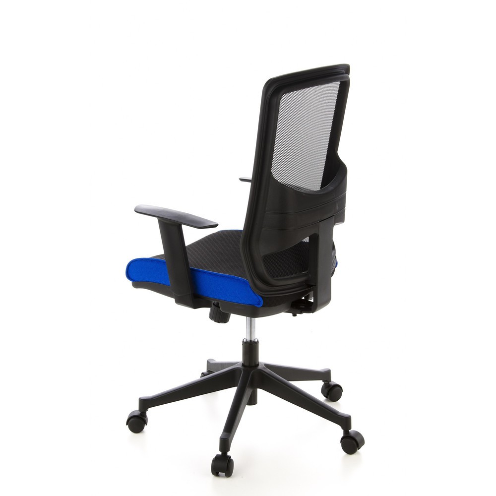 Produktabbildung Nr. 7: Siège de bureau / fauteuil de direction hjh OFFICE LAVITA tissu, noir/bleu
