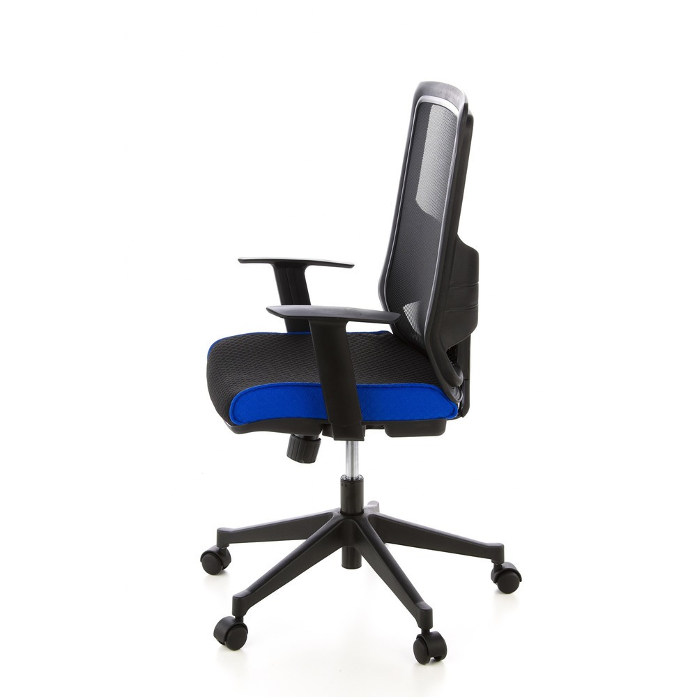 Produktabbildung Nr. 8: Siège de bureau / fauteuil de direction hjh OFFICE LAVITA tissu, noir/bleu