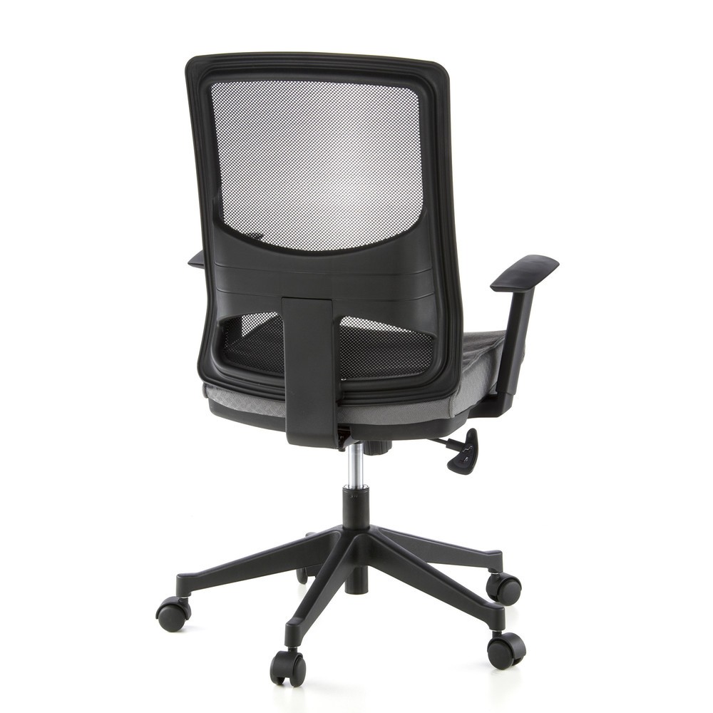 Produktabbildung Nr. 5: hjh OFFICE Bürostuhl / Chefsessel LAVITA Stoff, schwarz/grau