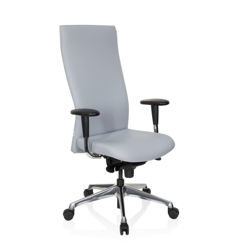 Produktabbildung Nr. 2: hjh OFFICE Bürostuhl / Chefsessel OFFICE TEC Stoff, grau