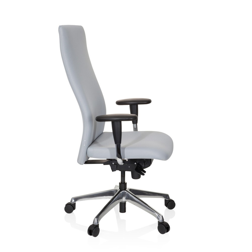Produktabbildung Nr. 3: hjh OFFICE Bürostuhl / Chefsessel OFFICE TEC Stoff, grau