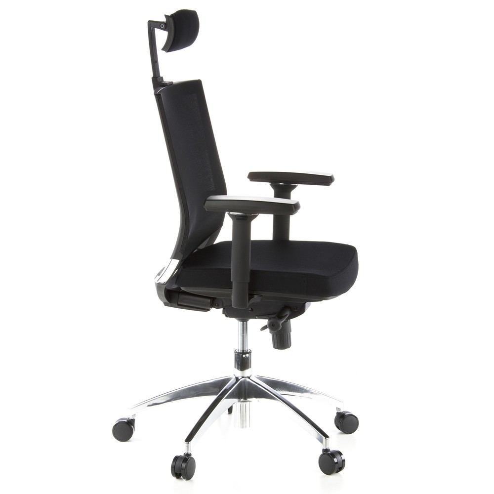 Produktabbildung Nr. 3: hjh OFFICE Bürostuhl / Chefsessel PORTO MAX Stoff, schwarz