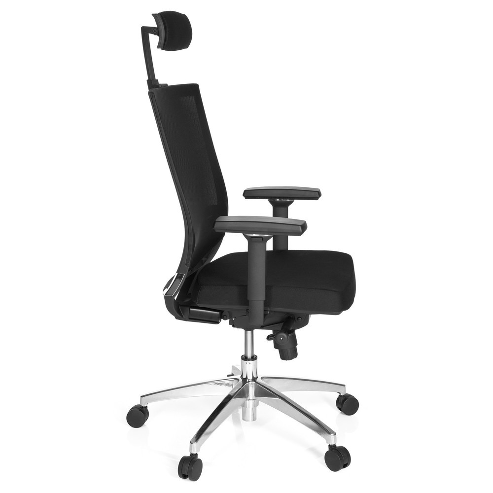 Produktabbildung Nr. 3: hjh OFFICE Bürostuhl / Chefsessel PORTO MAX HIGH Stoff, schwarz