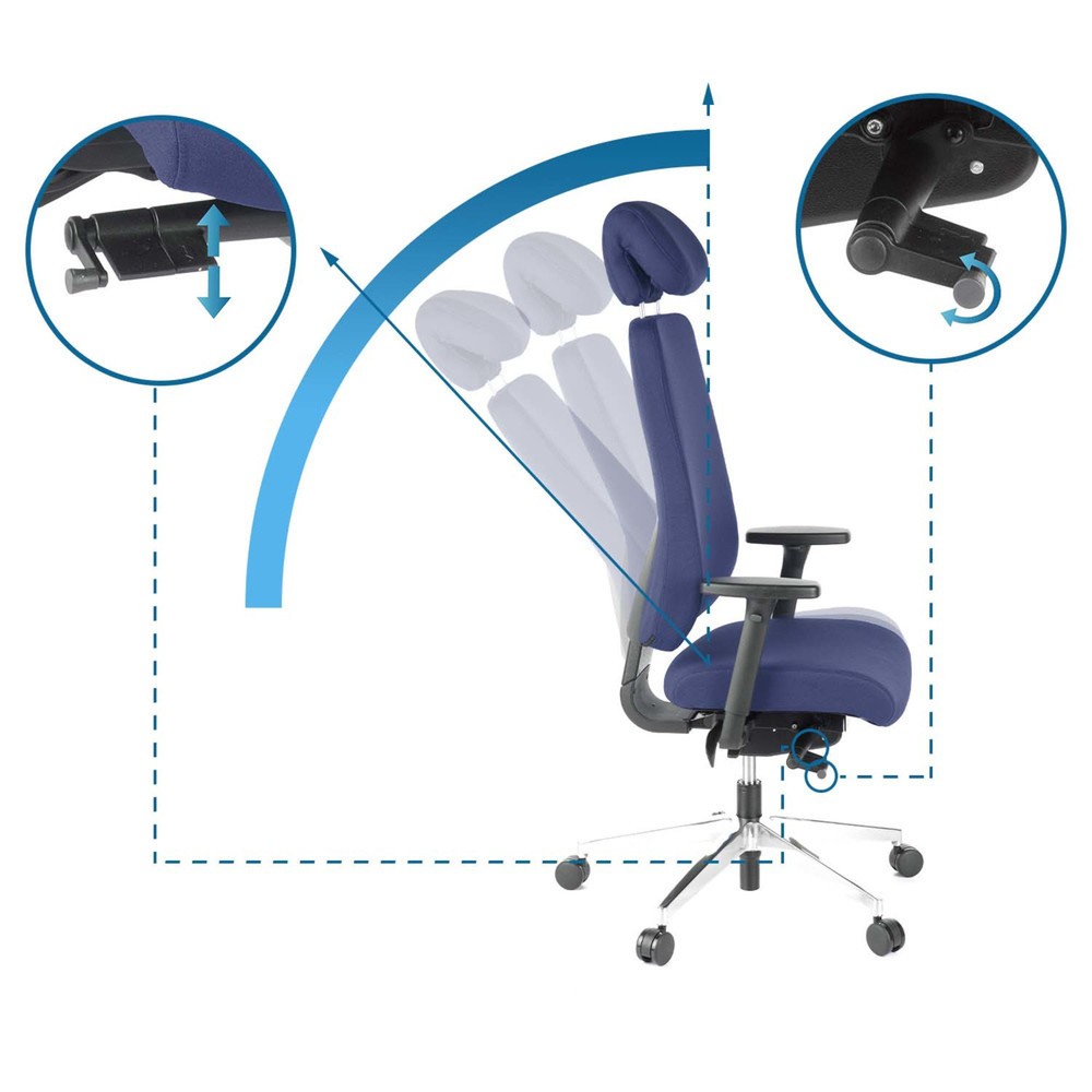 N° de l'image du produit 10 : Siège de bureau / fauteuil de direction hjh OFFICE PRO TEC 400