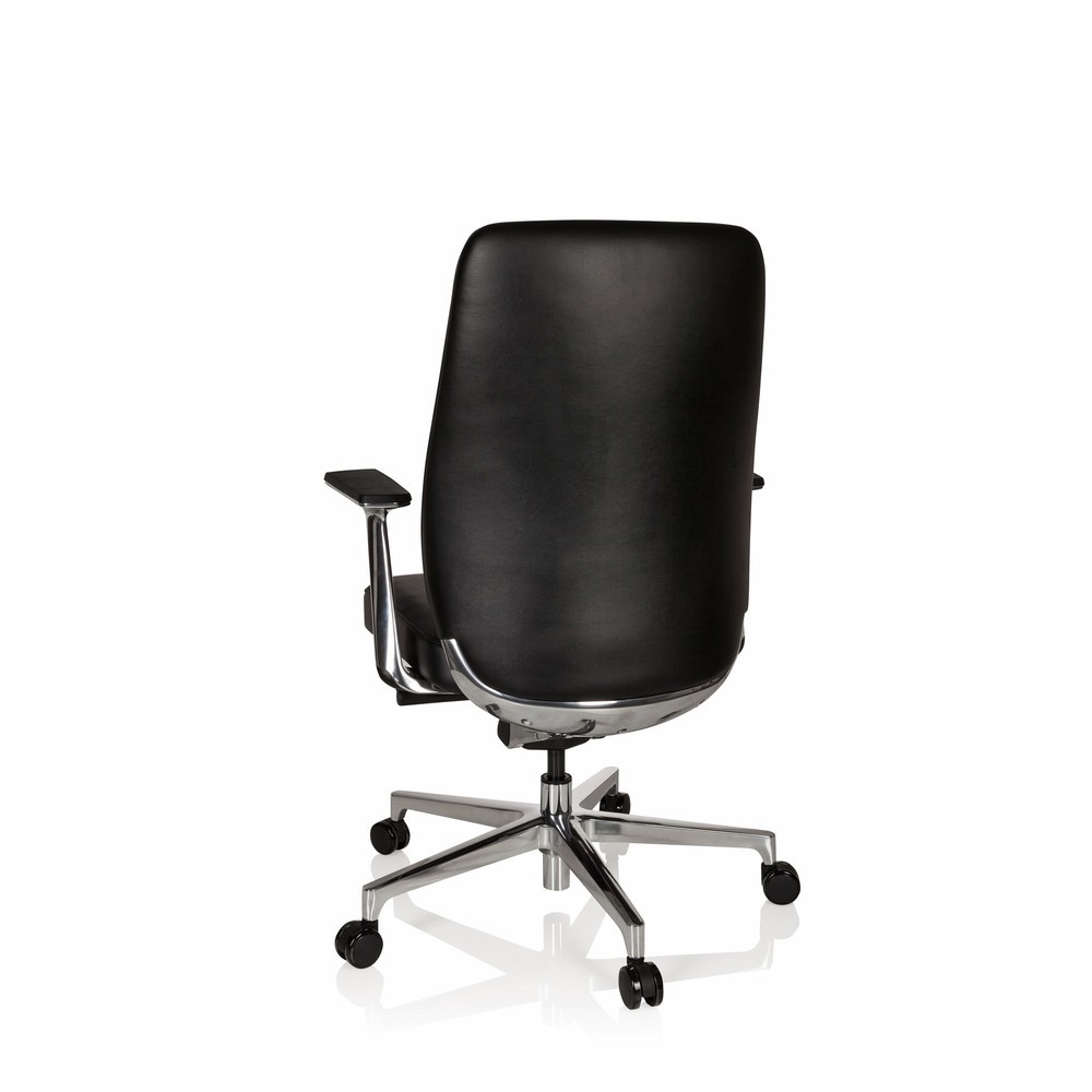 Produktabbildung Nr. 6: hjh OFFICE Bürostuhl / Chefsessel VERMONT Leder, schwarz