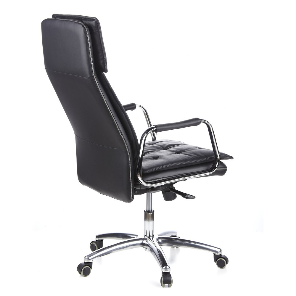 Produktabbildung Nr. 4: hjh OFFICE Bürostuhl / Chefsessel VILLA 20 Leder, schwarz