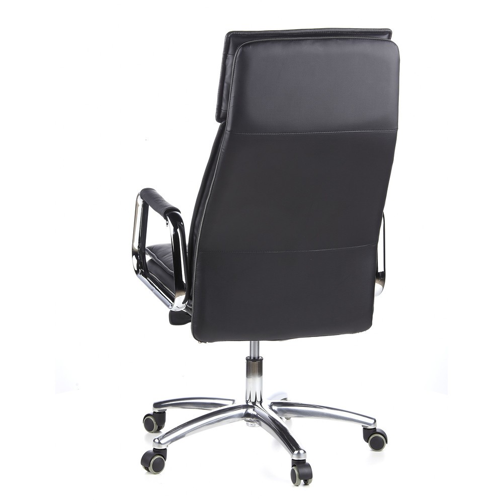 Produktabbildung Nr. 6: hjh OFFICE Bürostuhl / Chefsessel VILLA 20 Leder, schwarz