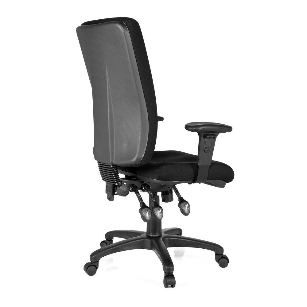 N° de l'image du produit 4 : Siège de bureau / fauteuil de direction hjh OFFICE ZENIT HIGH tissu, noir
