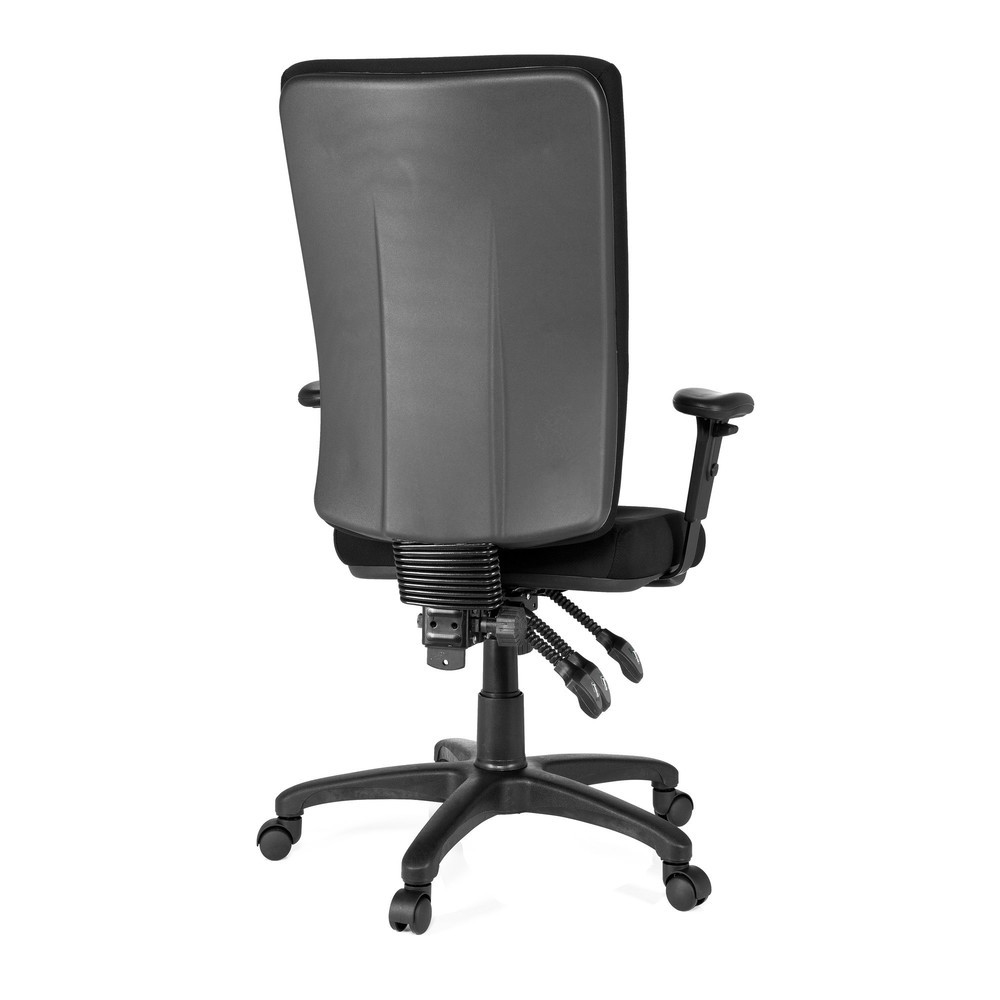 N° de l'image du produit 5 : Siège de bureau / fauteuil de direction hjh OFFICE ZENIT HIGH tissu, noir