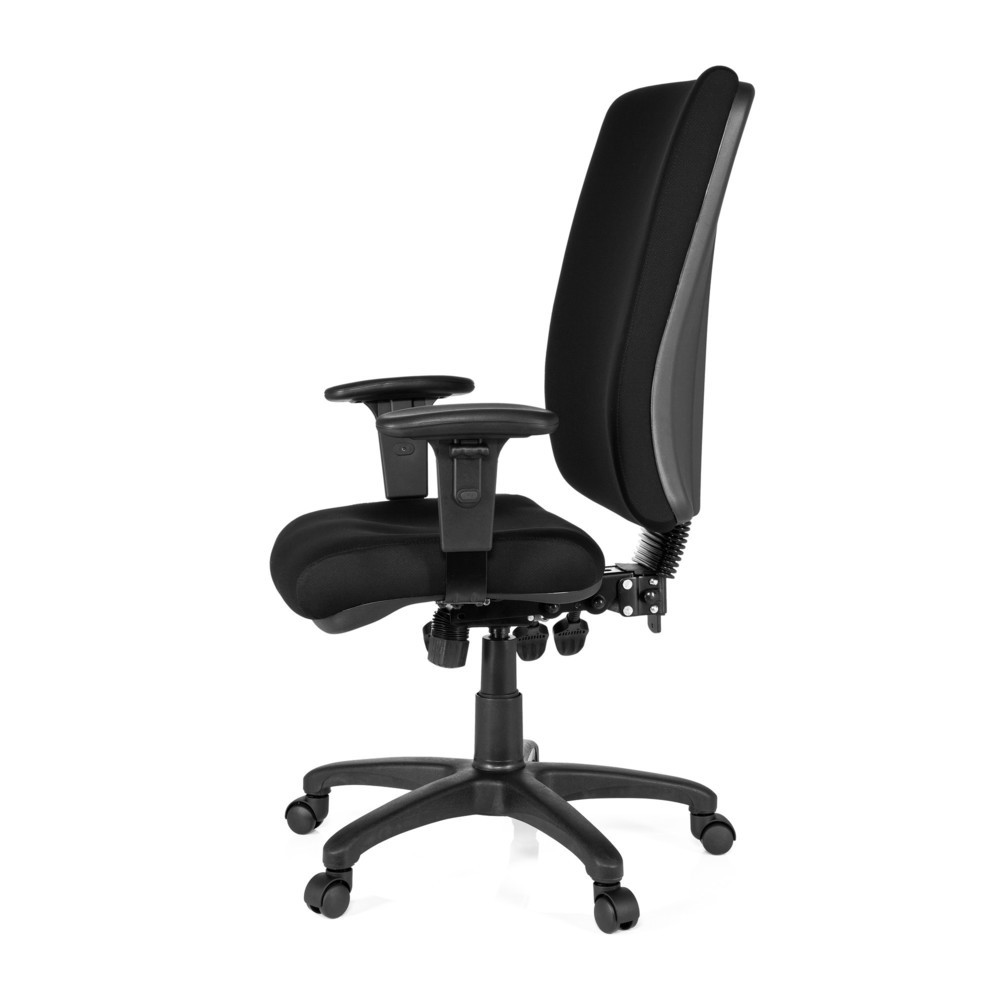 N° de l'image du produit 8 : Siège de bureau / fauteuil de direction hjh OFFICE ZENIT HIGH tissu, noir