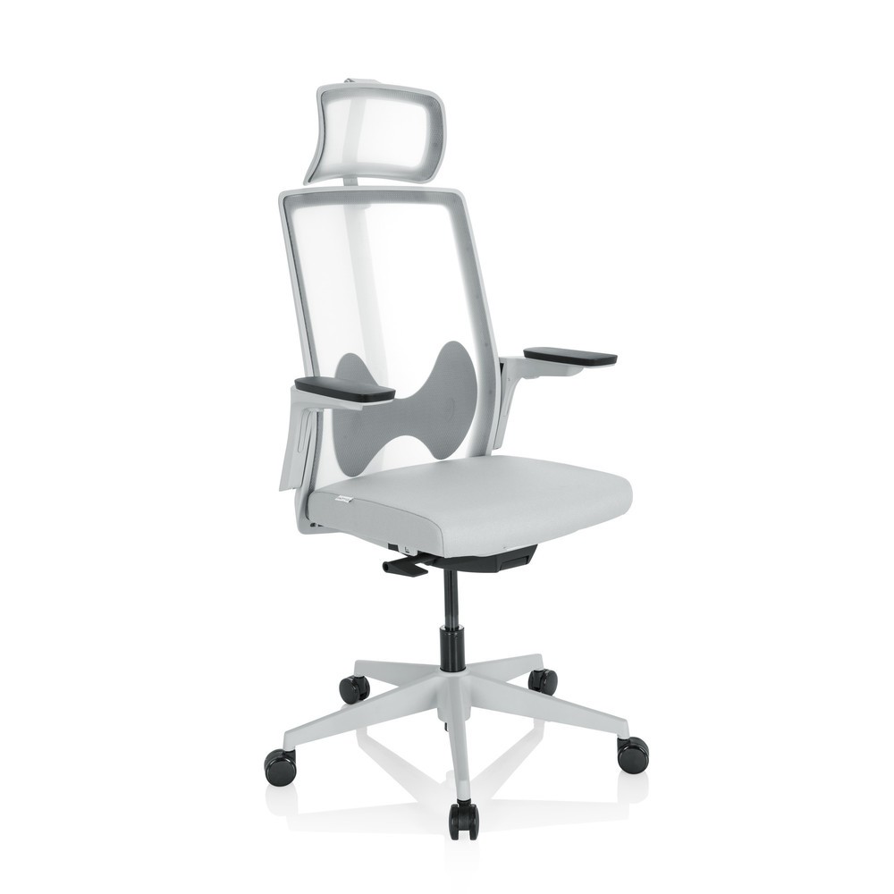 Produktabbildung Nr. 2: hjh OFFICE Bürostuhl / Drehstuhl ARCEO W Stoff/Netzstoff, grau