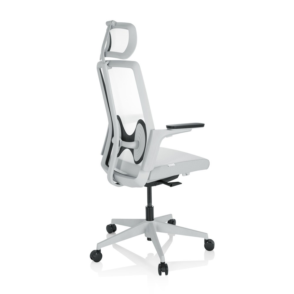 Produktabbildung Nr. 4: hjh OFFICE Bürostuhl / Drehstuhl ARCEO W Stoff/Netzstoff, grau