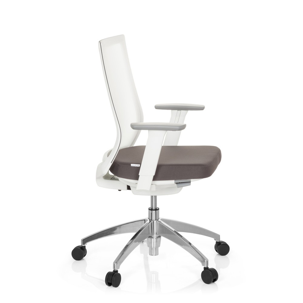 Produktabbildung Nr. 3: hjh OFFICE Bürostuhl / Drehstuhl ASPEN Stoff, grau/weiss