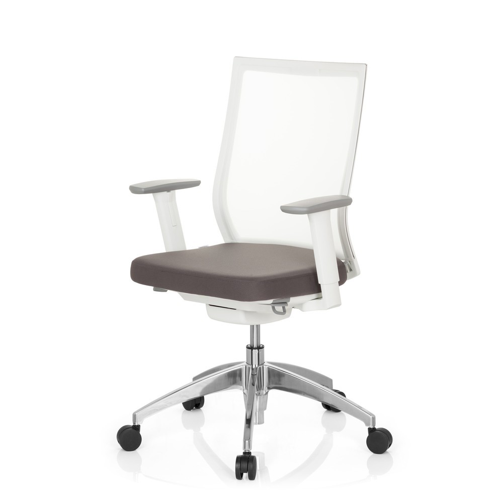 Produktabbildung Nr. 9: hjh OFFICE Bürostuhl / Drehstuhl ASPEN Stoff, grau/weiss