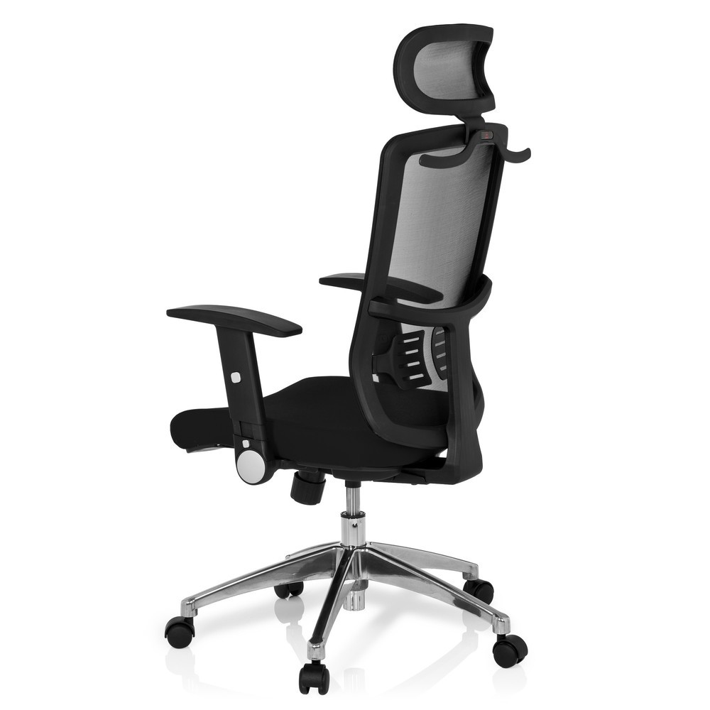 Produktabbildung Nr. 7: Siège de bureau / siège pivotant hjh OFFICE CAYEN tissu, noir