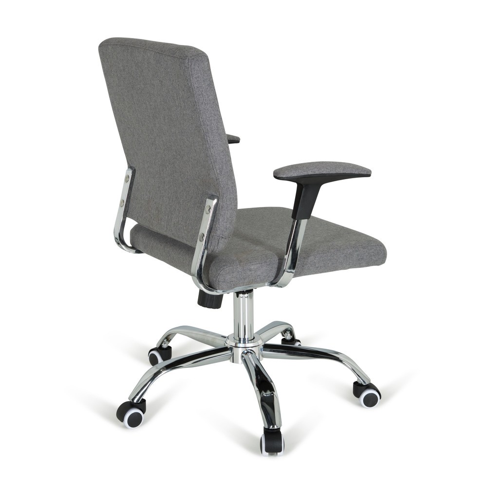 N° de l'image du produit 4 : hjh OFFICE Bürostuhl / Drehstuhl CHARLES I Stoff, dunkelgrau