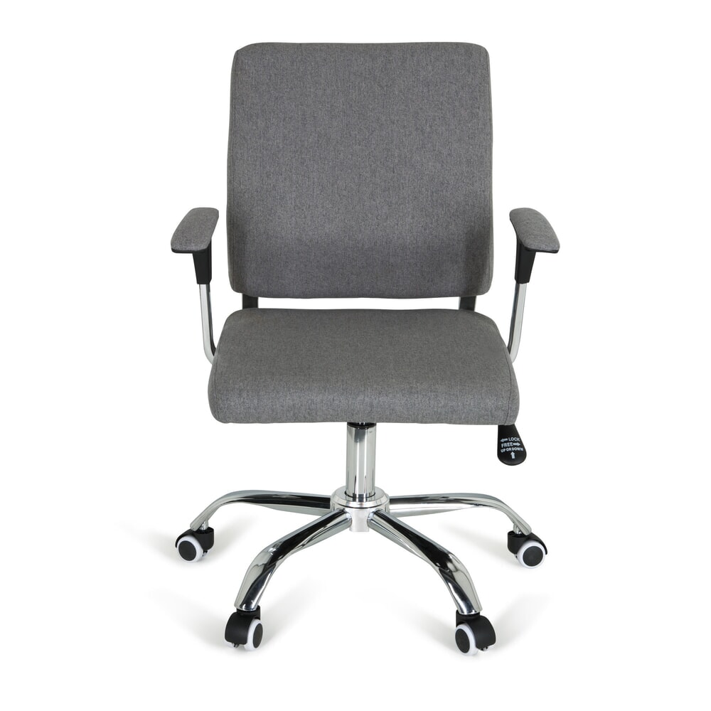 Illustration du produit: hjh OFFICE Bürostuhl / Drehstuhl CHARLES I Stoff, dunkelgrau