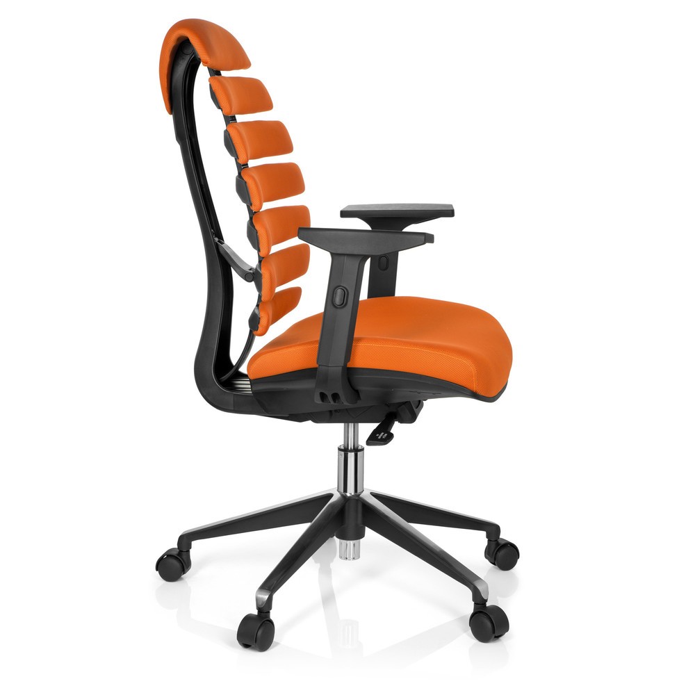Produktabbildung Nr. 3: hjh OFFICE Bürostuhl / Drehstuhl ERGO LINE II Stoff, orange