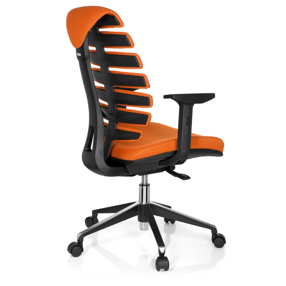 Produktabbildung Nr. 4: hjh OFFICE Bürostuhl / Drehstuhl ERGO LINE II Stoff, orange