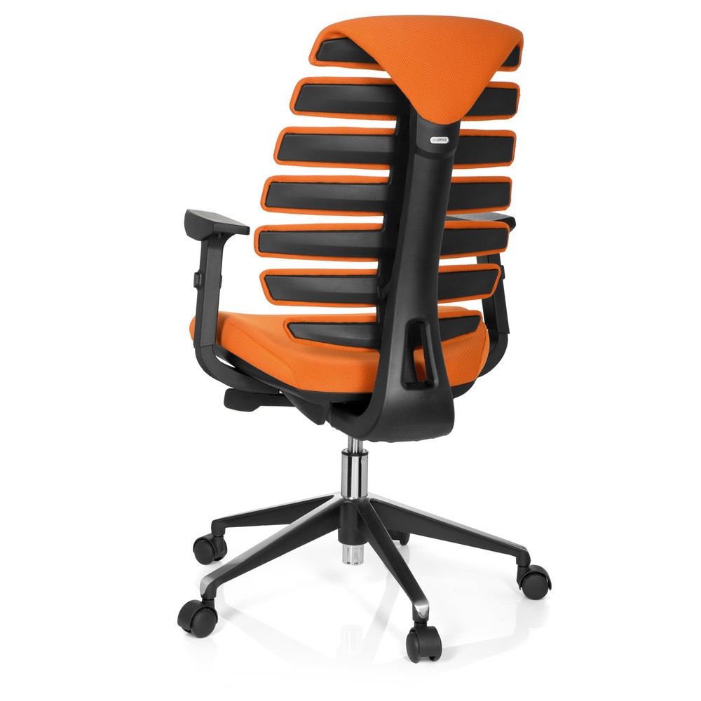 Produktabbildung Nr. 6: hjh OFFICE Bürostuhl / Drehstuhl ERGO LINE II Stoff, orange