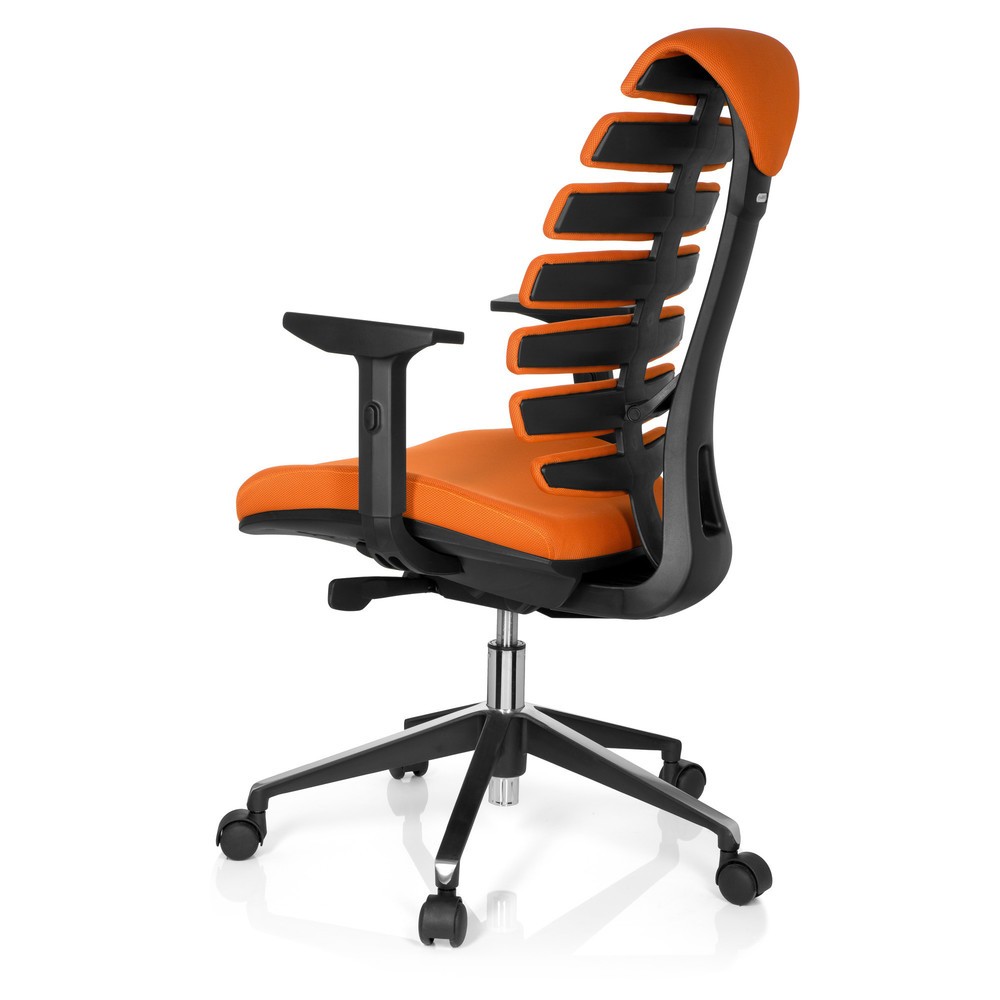 Produktabbildung Nr. 7: hjh OFFICE Bürostuhl / Drehstuhl ERGO LINE II Stoff, orange
