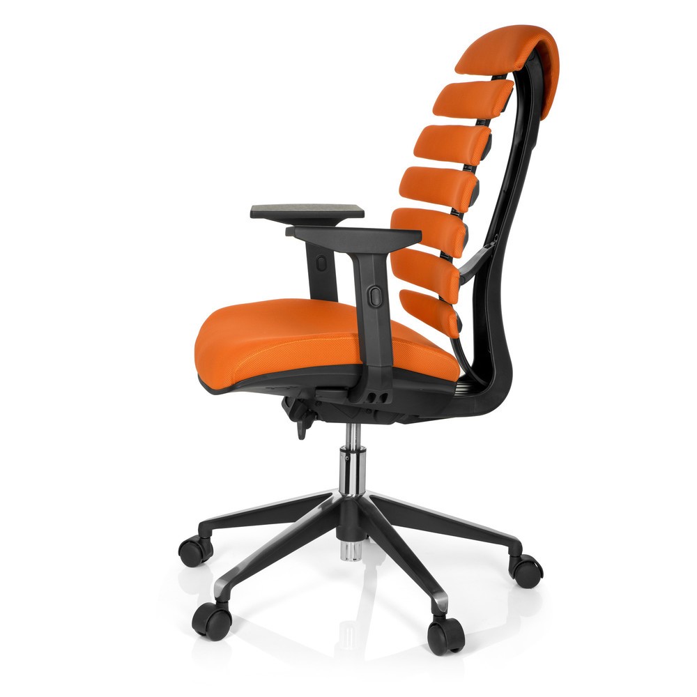 Produktabbildung Nr. 8: hjh OFFICE Bürostuhl / Drehstuhl ERGO LINE II Stoff, orange