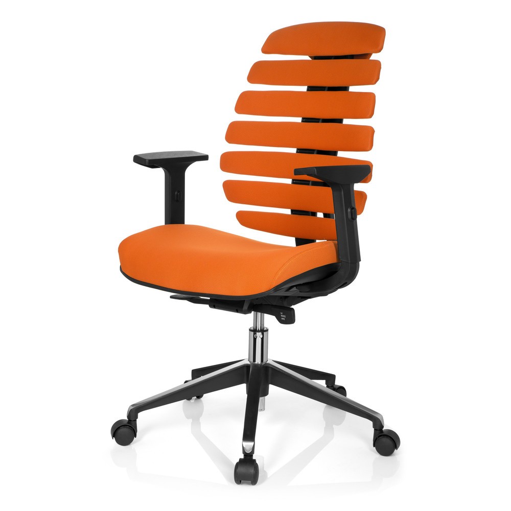 Produktabbildung Nr. 9: hjh OFFICE Bürostuhl / Drehstuhl ERGO LINE II Stoff, orange