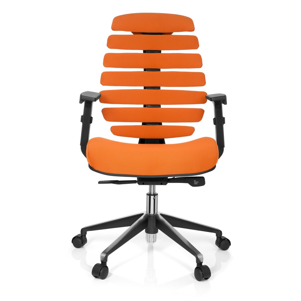 Produktabbildung Nr. 1: hjh OFFICE Bürostuhl / Drehstuhl ERGO LINE II Stoff, orange
