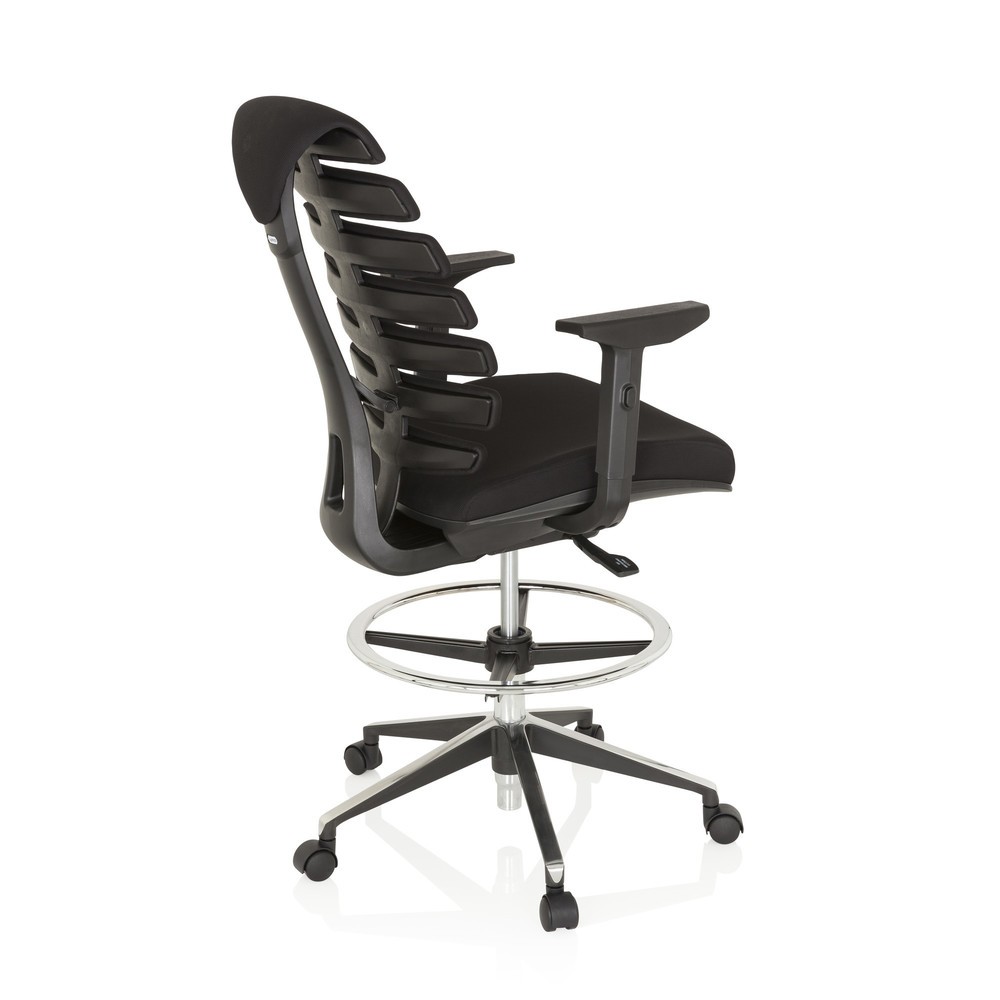 Produktabbildung Nr. 4: hjh OFFICE Bürostuhl / Drehstuhl ERGO LINE II WORK Stoff, schwarz