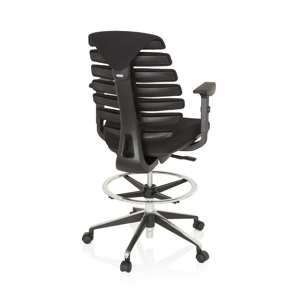Produktabbildung Nr. 5: hjh OFFICE Bürostuhl / Drehstuhl ERGO LINE II WORK Stoff, schwarz