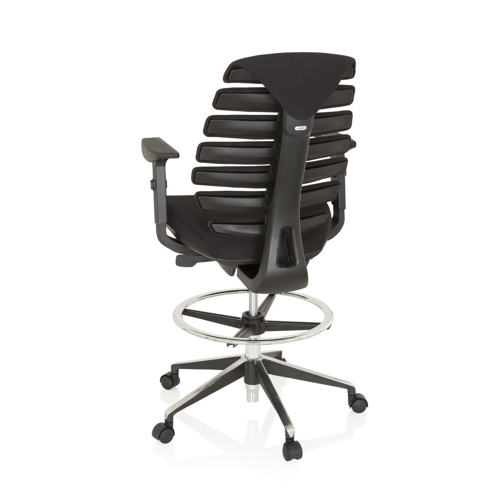 Produktabbildung Nr. 6: hjh OFFICE Bürostuhl / Drehstuhl ERGO LINE II WORK Stoff, schwarz