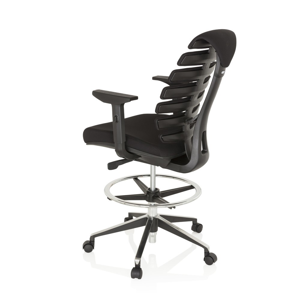 Produktabbildung Nr. 7: hjh OFFICE Bürostuhl / Drehstuhl ERGO LINE II WORK Stoff, schwarz